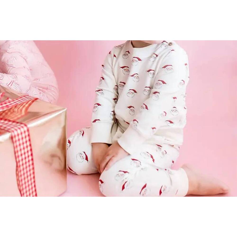 NEW PINK CHICKEN jax jogger set in mini santa
